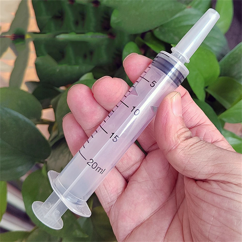 20/60ml Disposable Syringes Plastic Bulk Needle-Free Syringes Without Needle Syringe Glue Pet Feeding Needle Dog Accessories