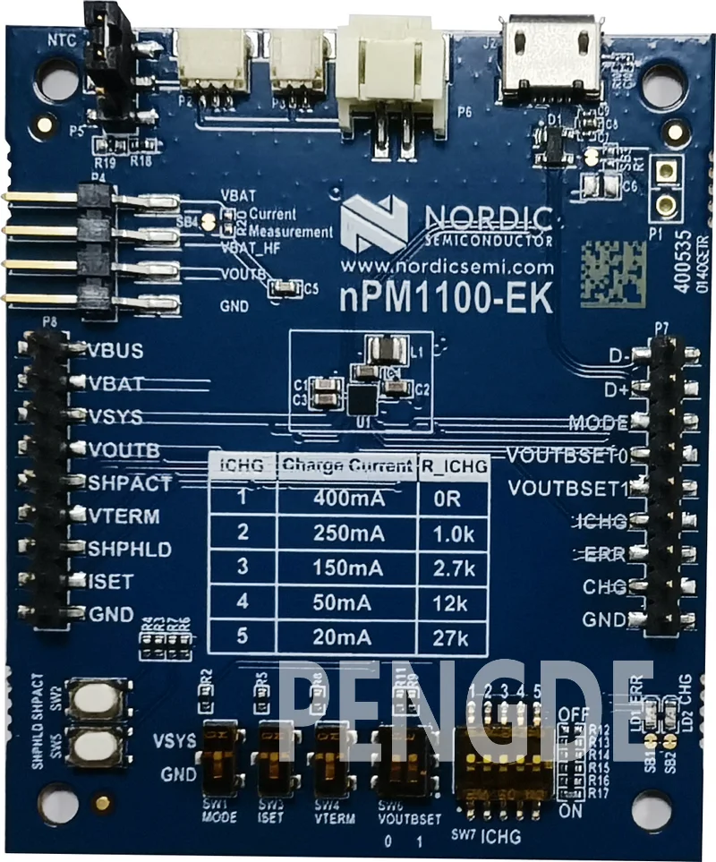 NORDIC nPM1100-EK  development board power management IC evaluation kit original