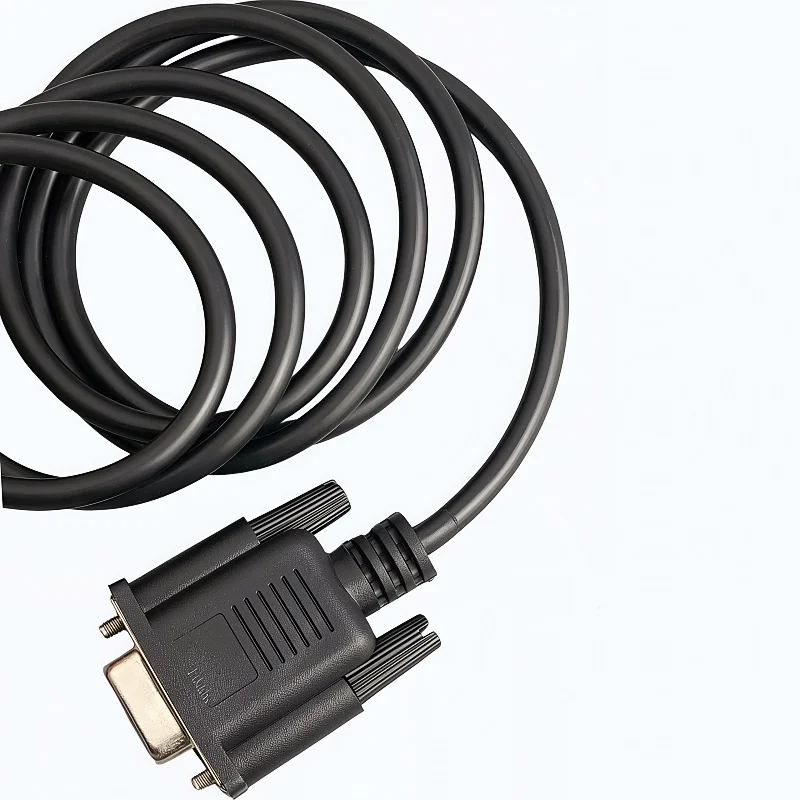 1PCS DB9 Female to Left/Right Angle Mini Usb RS232 Serial Cable Adapter Converter 1.8m