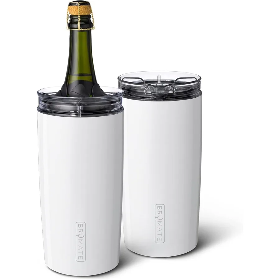 

Togosa 2in1 Wine Chiller Bucket or Champagne Bucket and 100% Leakproof Pitcher Portable Cooler Fits Most Wine Champagne and Liq