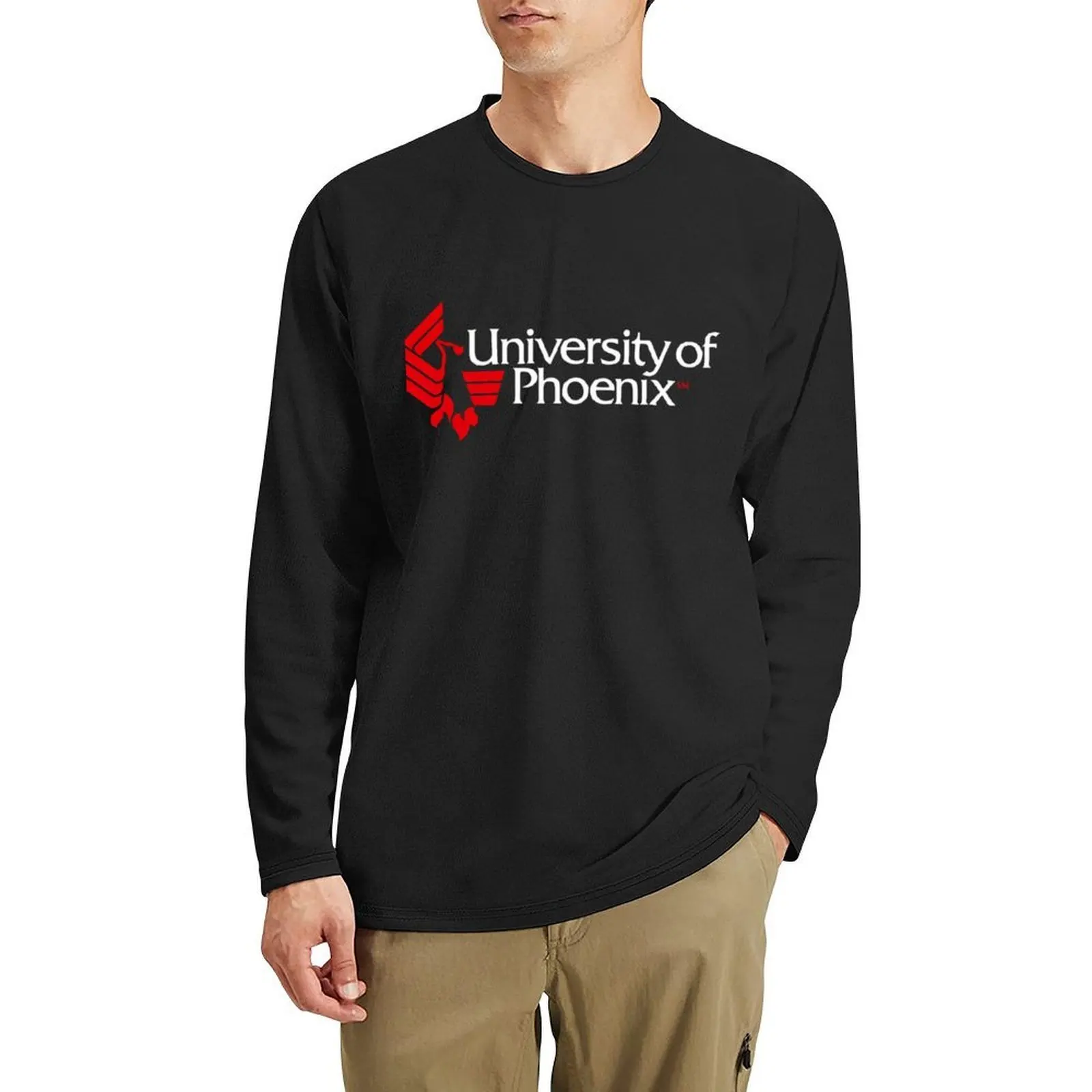 

University Of Phoenix Long T-Shirt custom t shirt plain t-shirt boys t shirts funny t shirts black t-shirts for men