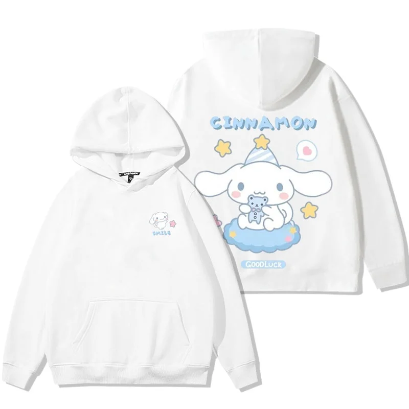 Sanrio hooded couplehoodie all season hoodie Kuromi Japanese cute cartoon women\'s  hoodie