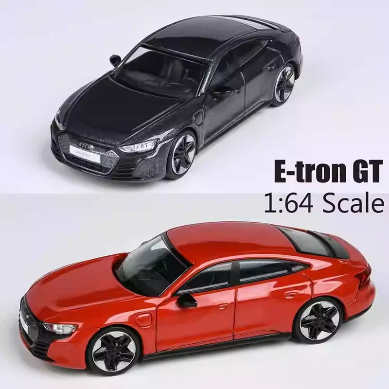 

Масштабная модель автомобиля E-tron GT 1/64 из сплава, статическая коллекционная модель, украшение, праздничный подарок, игрушка, сувенир