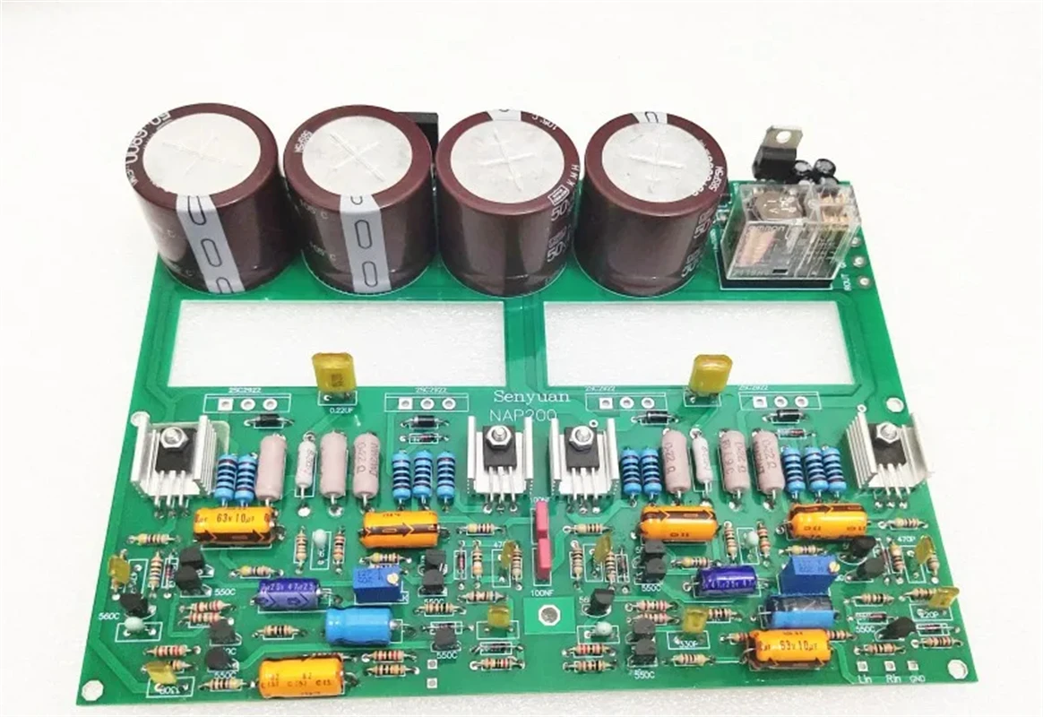 

DIY NaimNaP200 Power amplifier Base On UK NAIM Power AMP PCB,Finished Board/Dual 24-28V Transformer