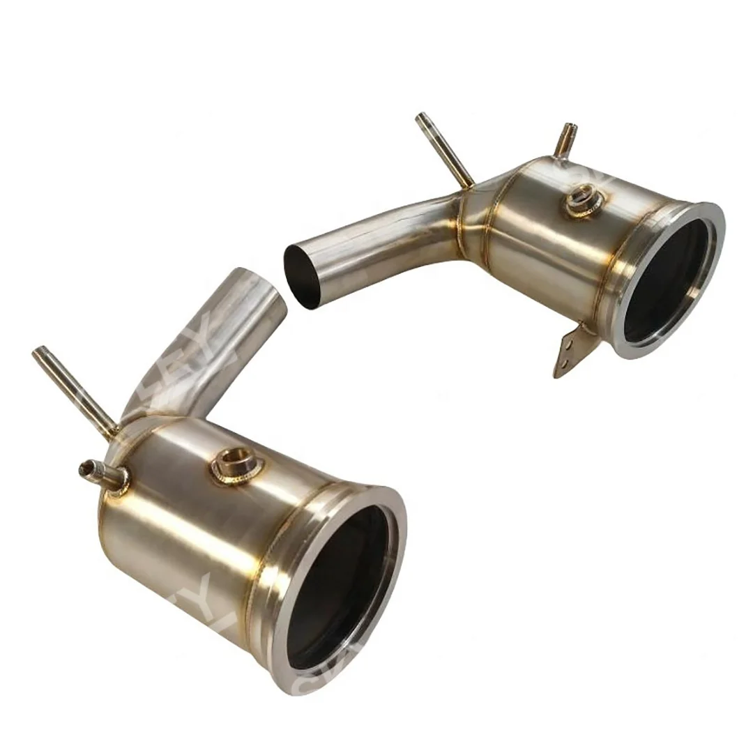 

SKYLEY High Performance Catless Exhaust Downpipe For Porsche 911 992 3.0t Carrera/s 2019-up Heat Shield Downpipe Catalytic