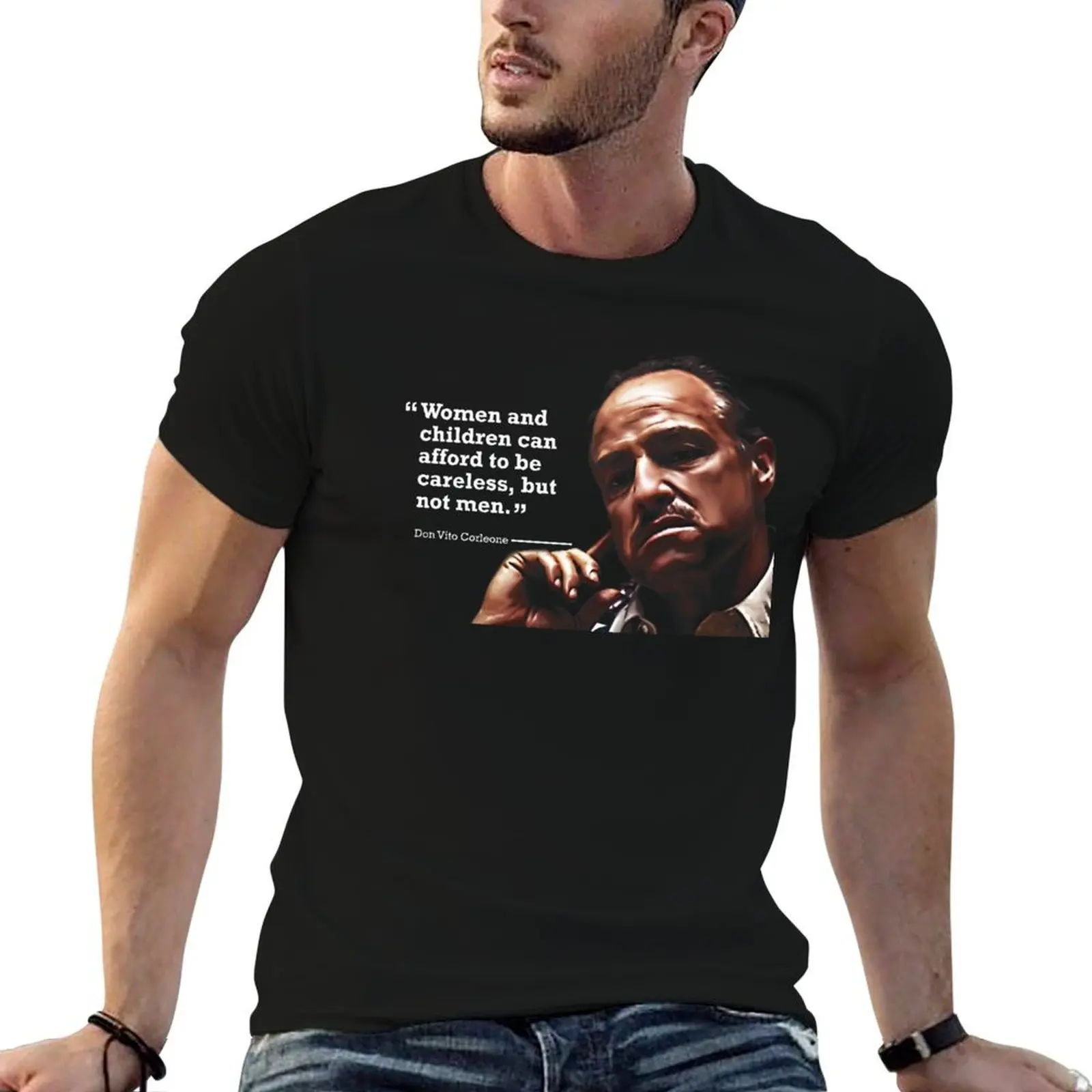 Don Vito Speech T-Shirt anime t shirts oversize cotton t shirt pack T-Shirt