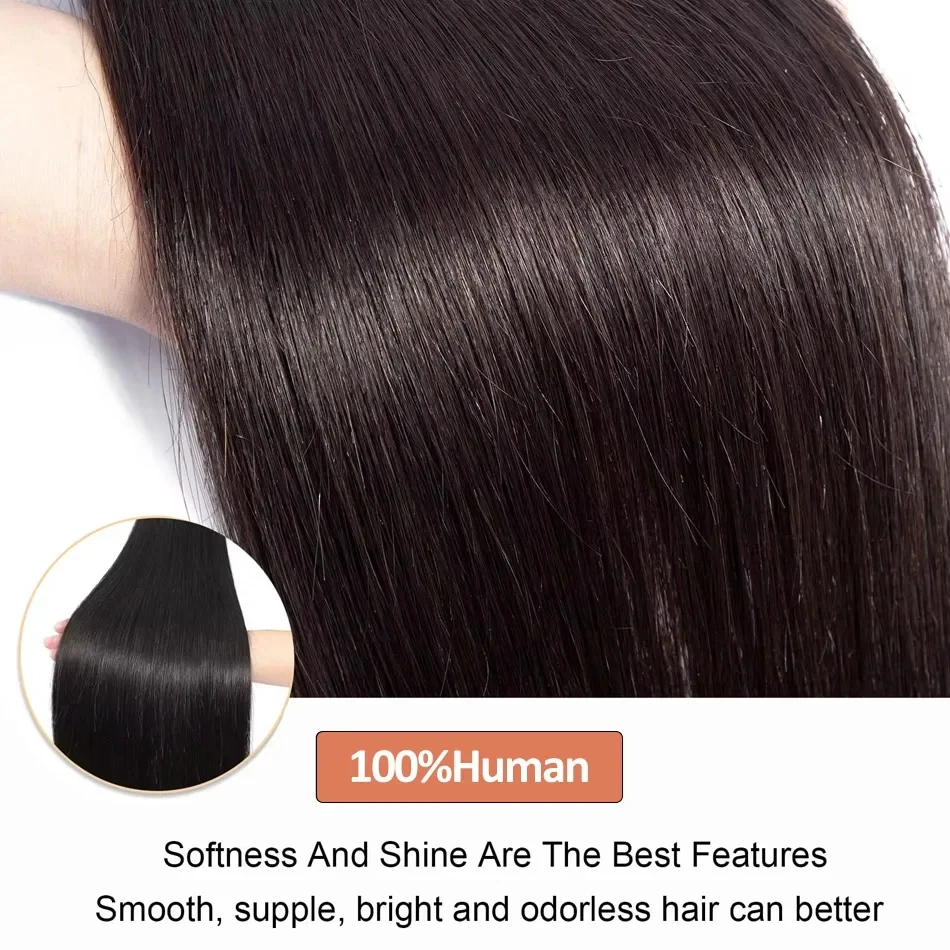 풀 밀도 인모 헤어 번들 블랙 1B 스트레이트 인모 헤어 번들 여성용 재고 정리 세일 플래시 세일