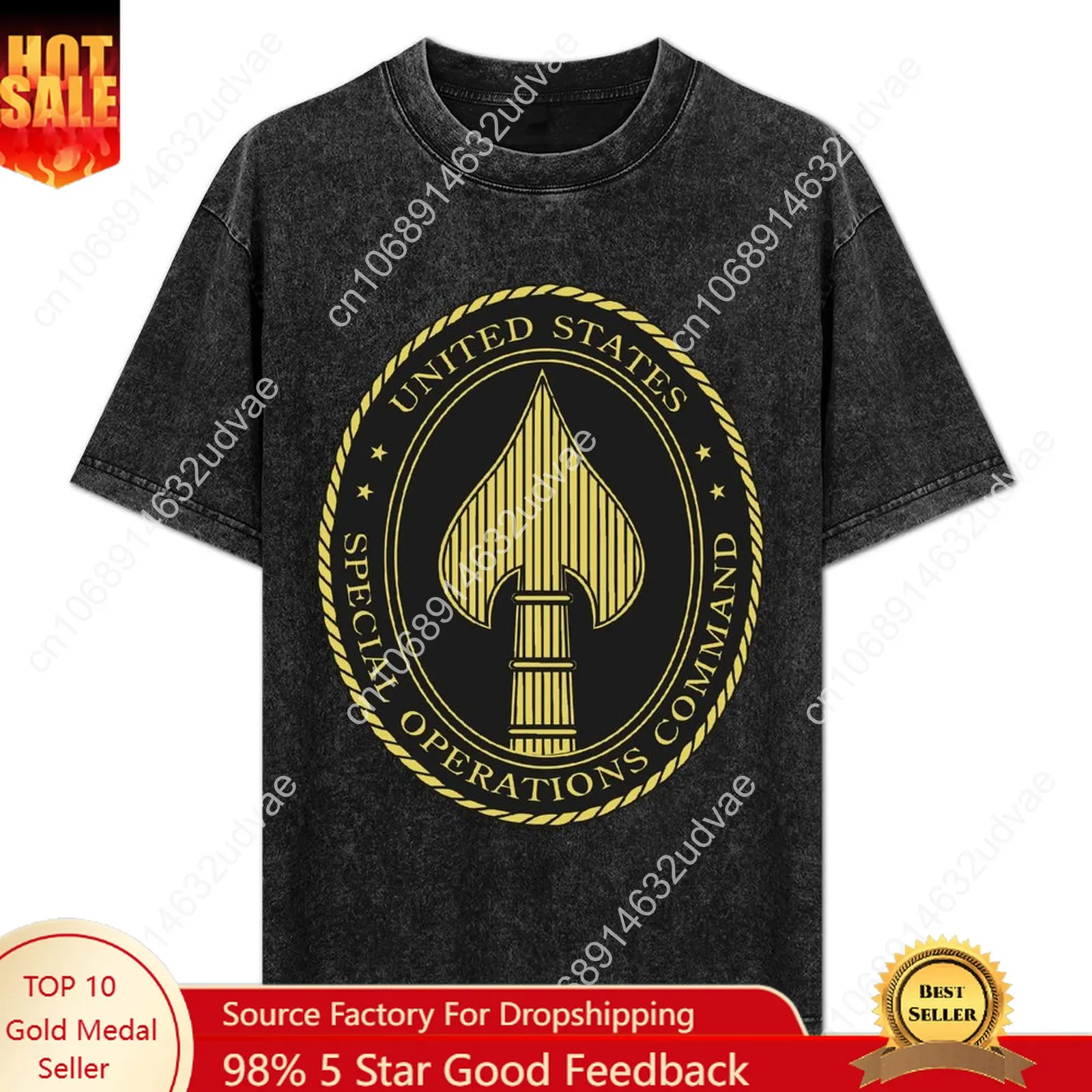 

US Special Forces SOCOM Retro T shirts mans womans Vintage Tshirt cotton Short sleeve T-shirt Custom tops Unisex clothes tshirt
