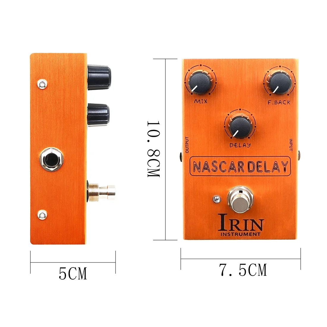 IRIN NASCAR Vintage Analog Delay Pedal Classic BBD Circuit Global Voltage Vintage Tape Echo Effect for Studio And Stage view 6