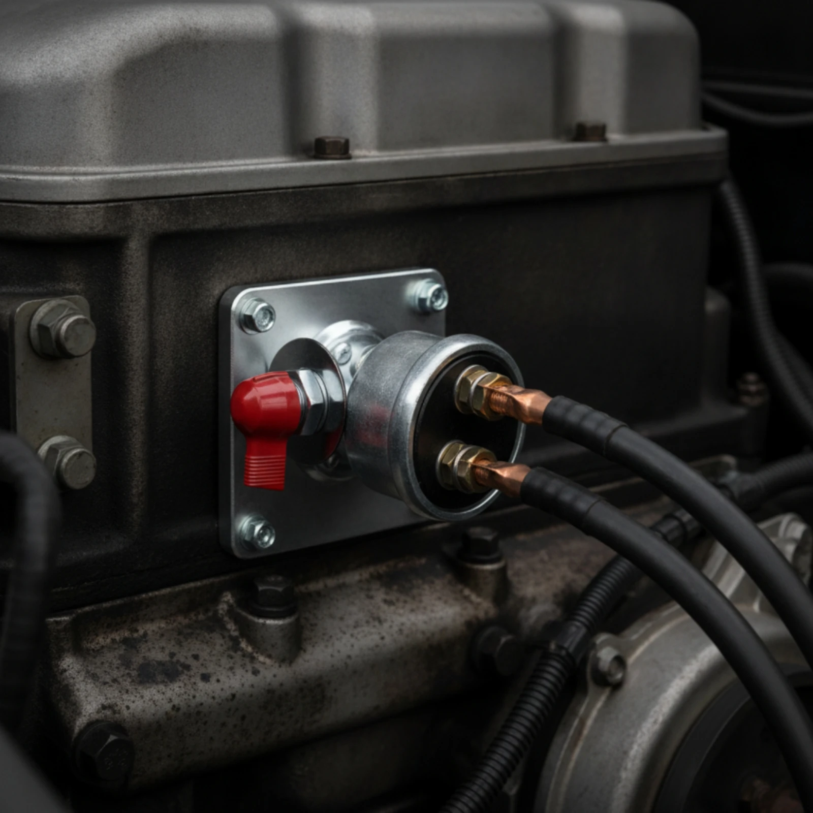 Battery Disconnect Switch 300A Battery Switch with Lugs Easy Installation Stable for RV, Marine view 5