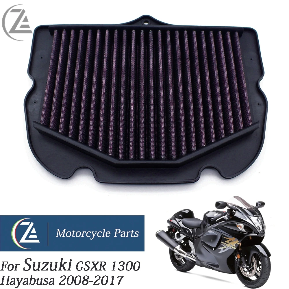 ACZ Motorcycle Air Filter Intake Cleaner for Suzuki GSXR 1300 Hayabusa 2008-2017 2009 2010 2011 2012 2013 2014 2015 2016