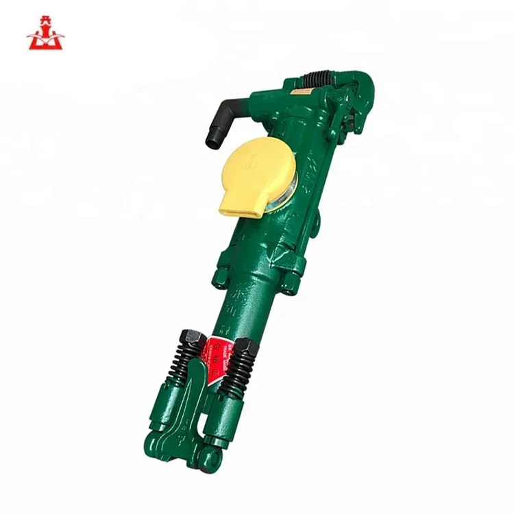 Portable YT28 hand held low noise manual mine air leg jack hammer pneumatic jackleg rock drill