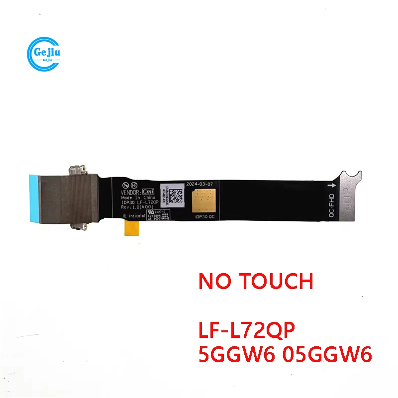 New Original Laptop Lcd EDP FHD Cable for Dell XPS 13 9340 9345 9350 NO TOUCH IDP30 LF-L72QP 5GGW6 05GGW6