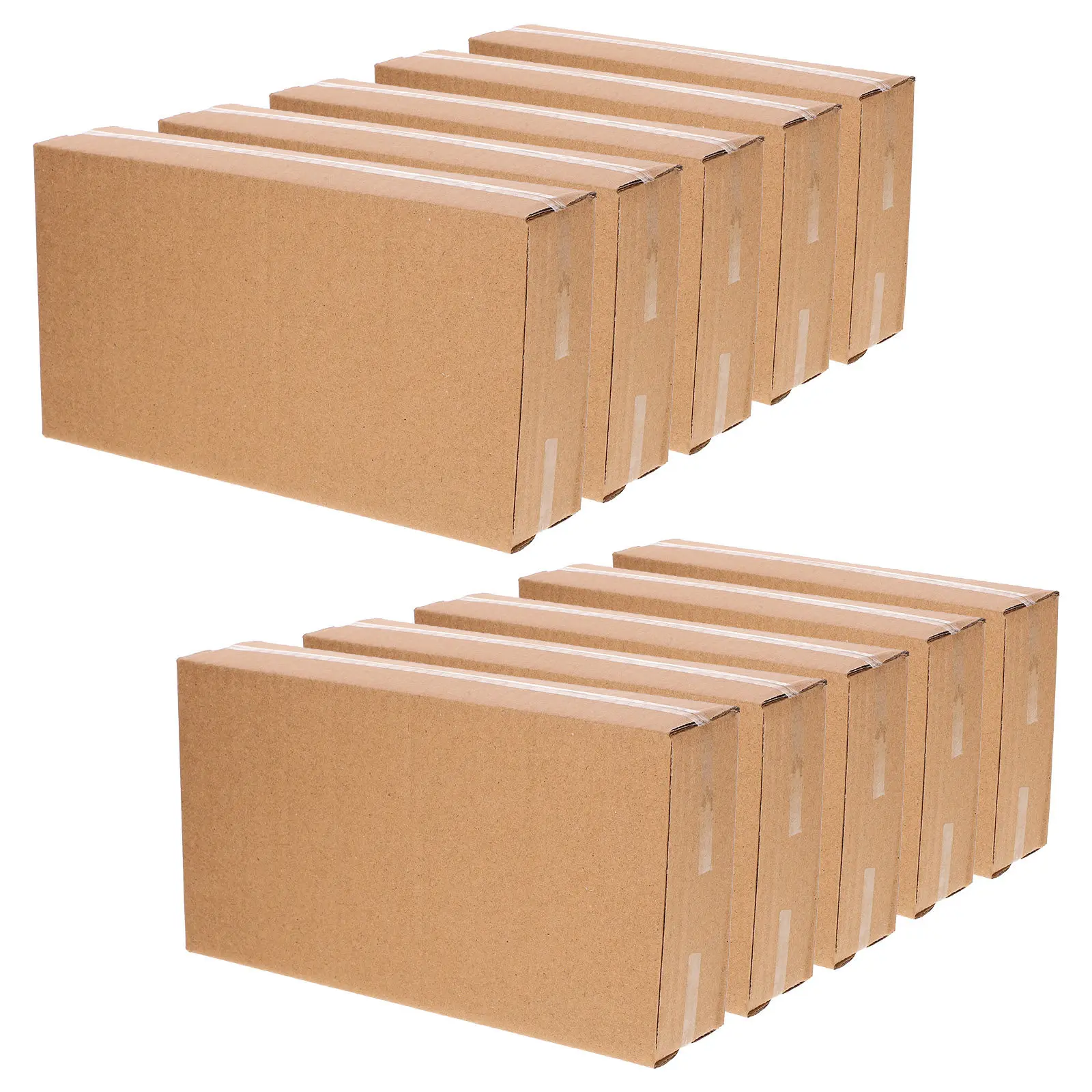 

10Pcs Professional Grade Small Business Packaging Boxes Thick Shipping Box Set for Ecommerce Storage Use