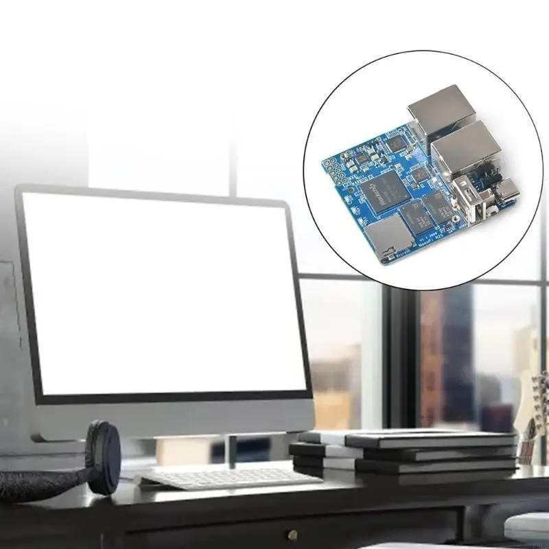 

Новинка 2025 года для NanoPi R2S, мини-маршрутизатор с открытым исходным кодом RK3328, четырехъядерный процессор CortexA53, 1 ГБ