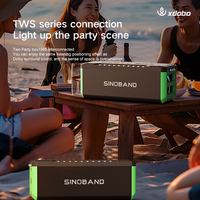 XDOBO SINOBAND Party Box 1985 130W, High Power Wireless Subwoofer  Portable Speakers, Outdoor Waterproof Bar Stereo Speakers