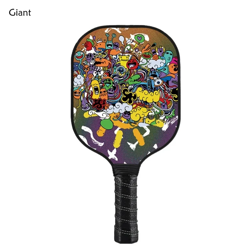 

New Children's Pickleball Paddle Set Fiberglass Board Racquet for Outdoor Training Colorful Trendy and Fashionable Padelracket