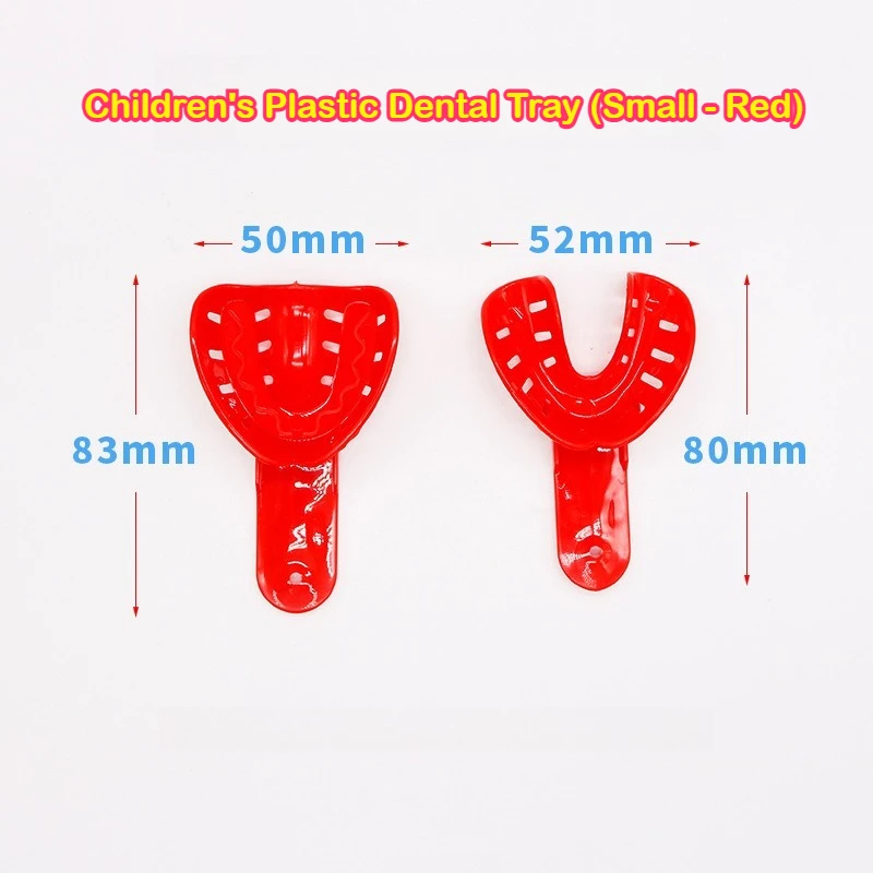 50 Pairs Dental Impression Trays - Autoclavable Plastic Teeth Holders for Adults & Children | Dentistry Tools image 3