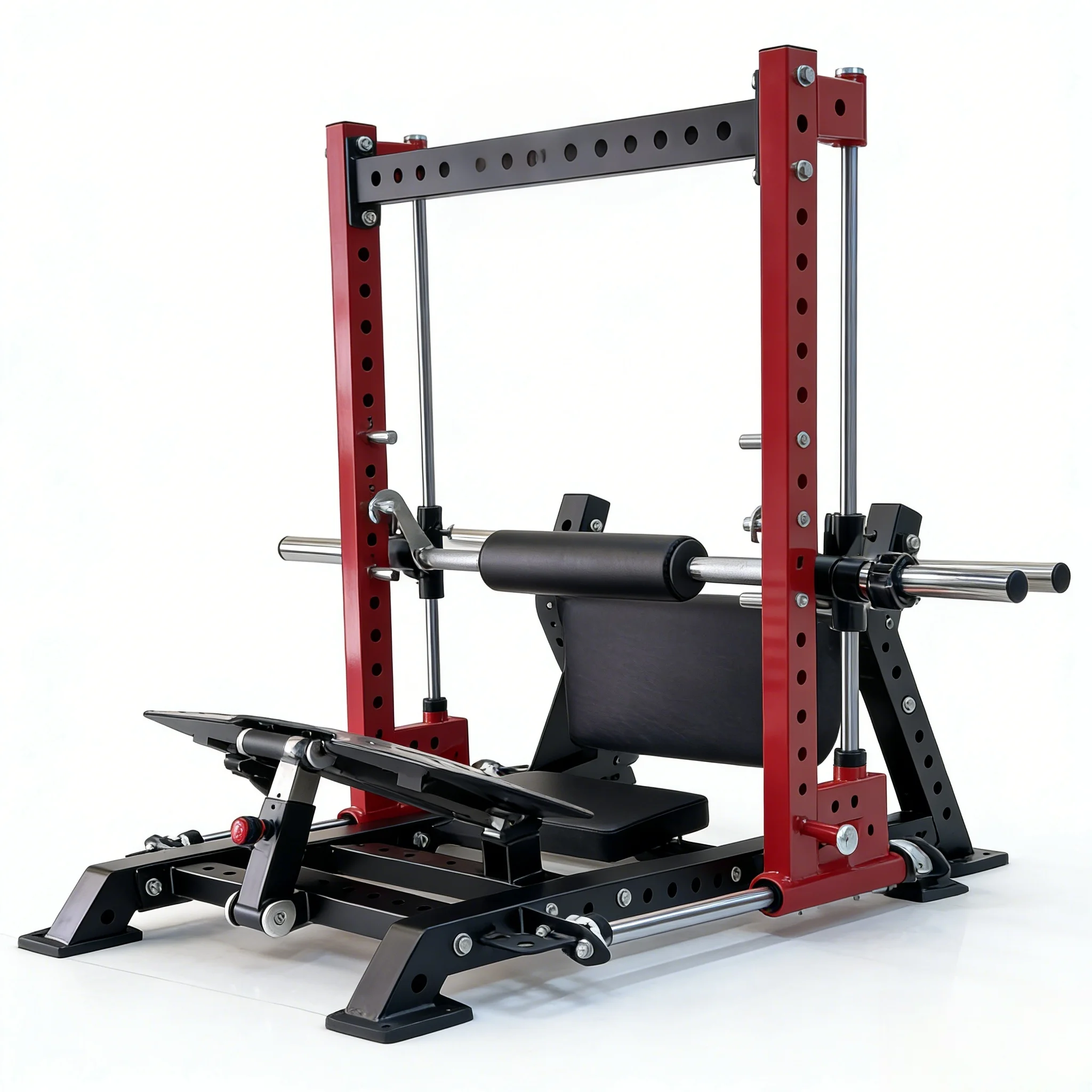 Hip Push-Up Machine Deep Thrust Trainer Lift Fitness Equipment for Arms Chest Back & Legs-Safety Adjustable Steel Commercial Use