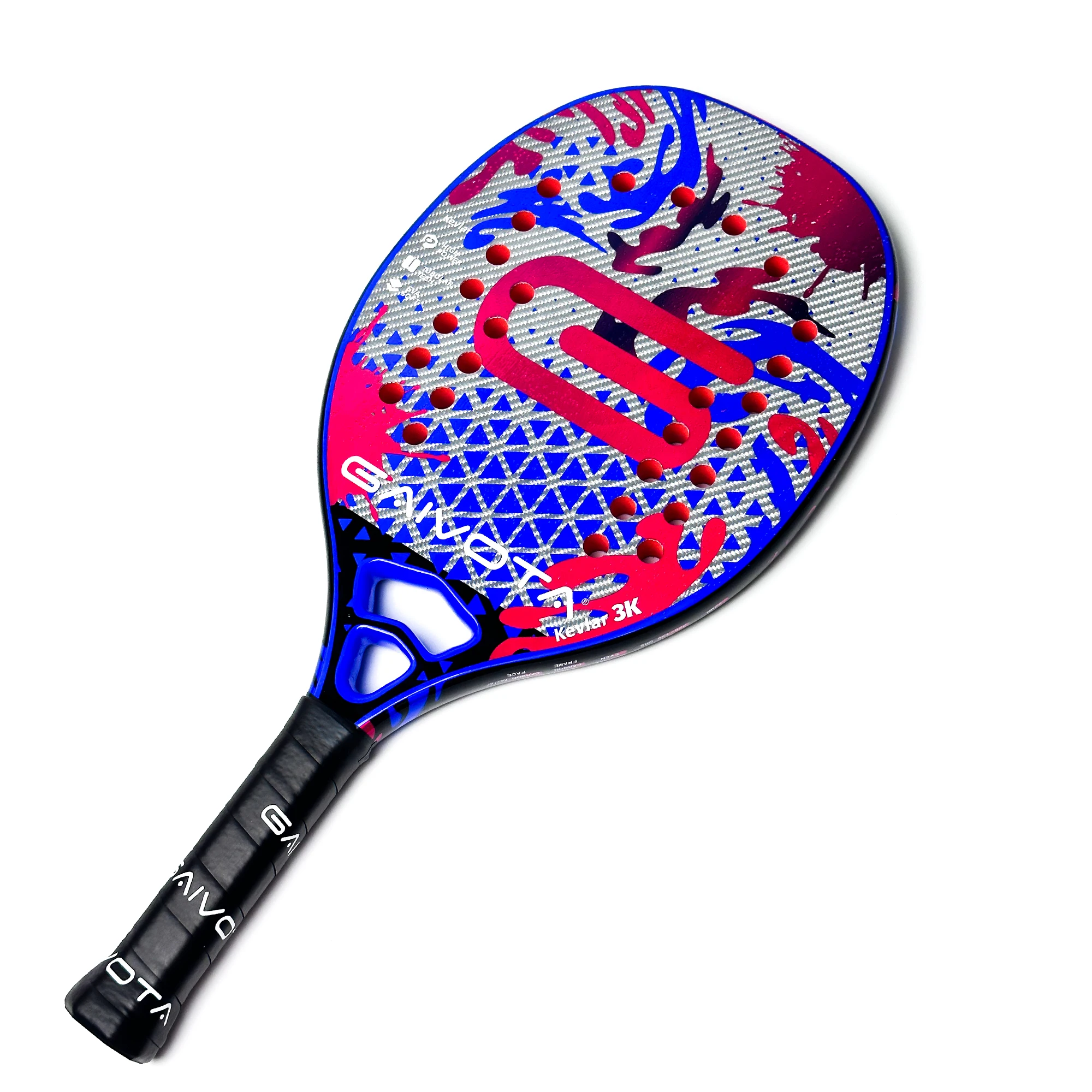 Experience Precision and Power with Gaivota 2024 Speed Attack Beach Tennis Red EVA Racket