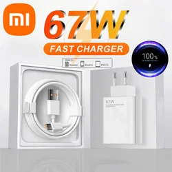 Xiaomi 67W Fast USB Charger PD 6A Type C Cable for Xiaomi 11 12 Lite 13T Redmi Note 10S 11T 12T 13 Pro POCO Turbo Charge Cable