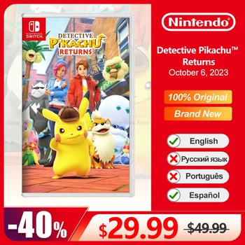 Detective Pikachu Returns Nintendo Switch Game Deals 100% Official Original Physical Game Card for Nintendo Switch Game Console