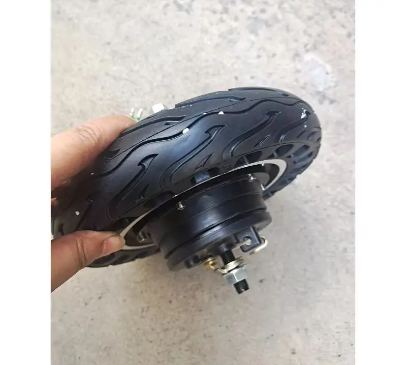 10 Inch Brushless Wheel Motor 24V36V48V500W Electric Scooter Drum Brake Motor Honeycomb Tire