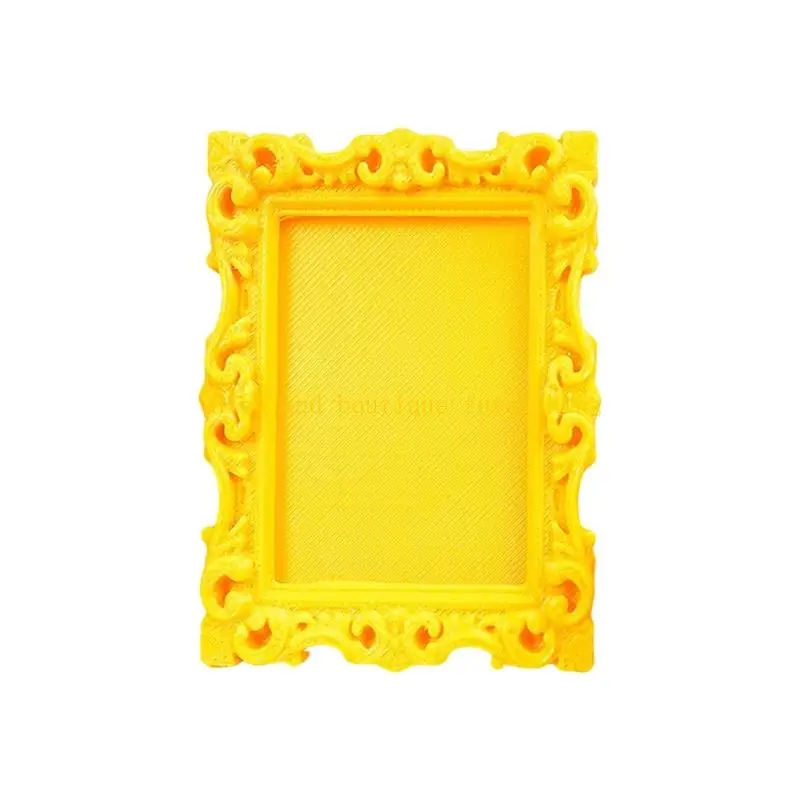L9NB Plastic Photo Display Insert with 3D Raised Border for Refrigerator Door and Office Cabinet Display Use