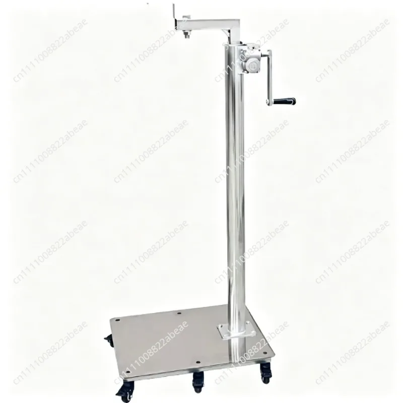 Adjustable Height Display Stand With 6 Wheels Mobile Base For Figure Doll Showcase