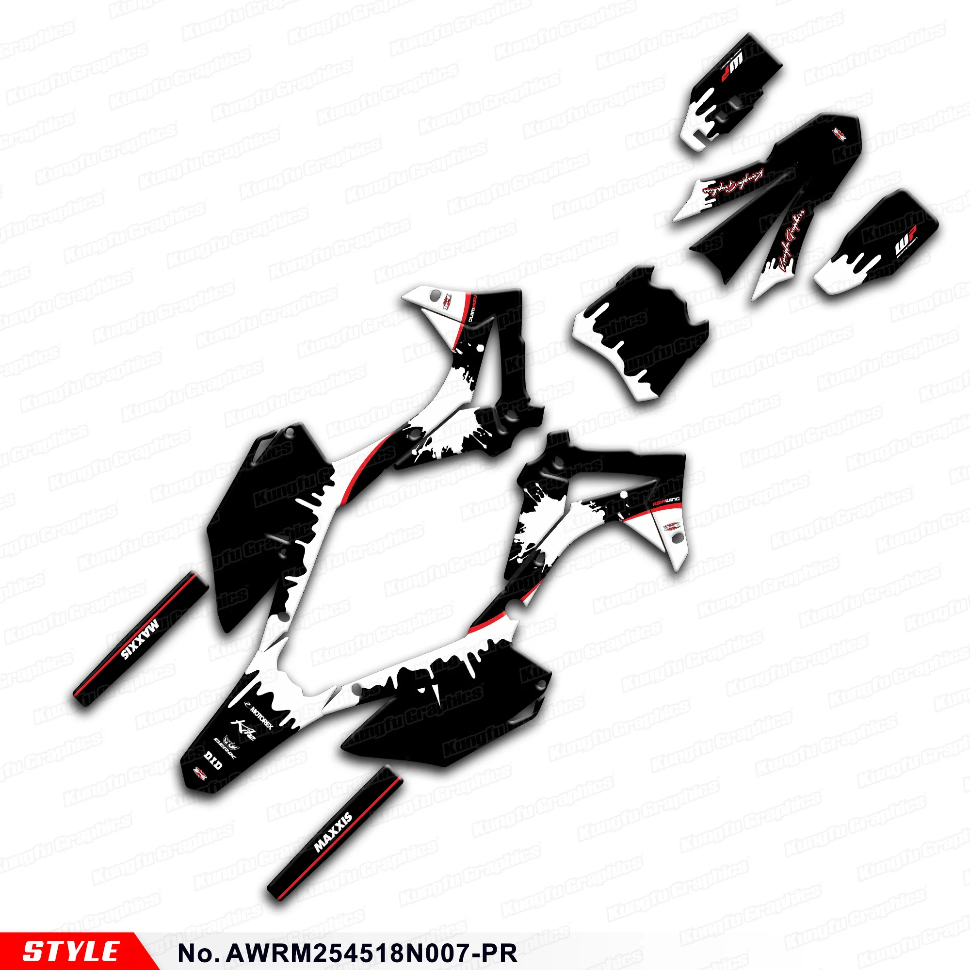 

Комплект графических наклеек JY RACING для Asiawing RM250 RM450 RM 250 RM 450 18 19 20 21 22 23 24, AWRM254518N007-PR