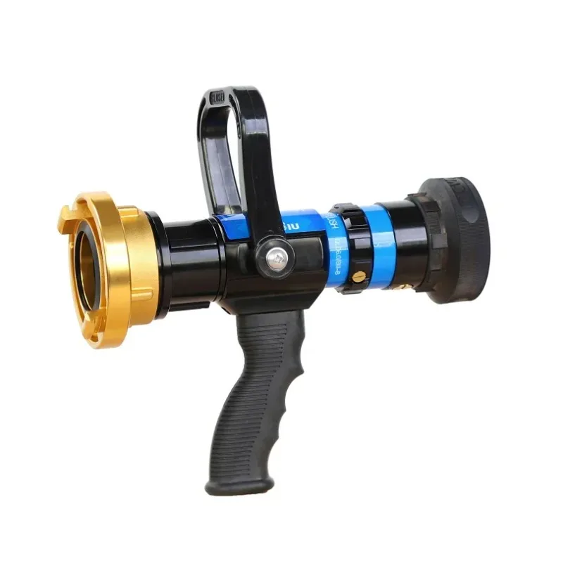 Super quality Huaqiu selectable flow 480LPM fire fighting hose nozzle with grip handle