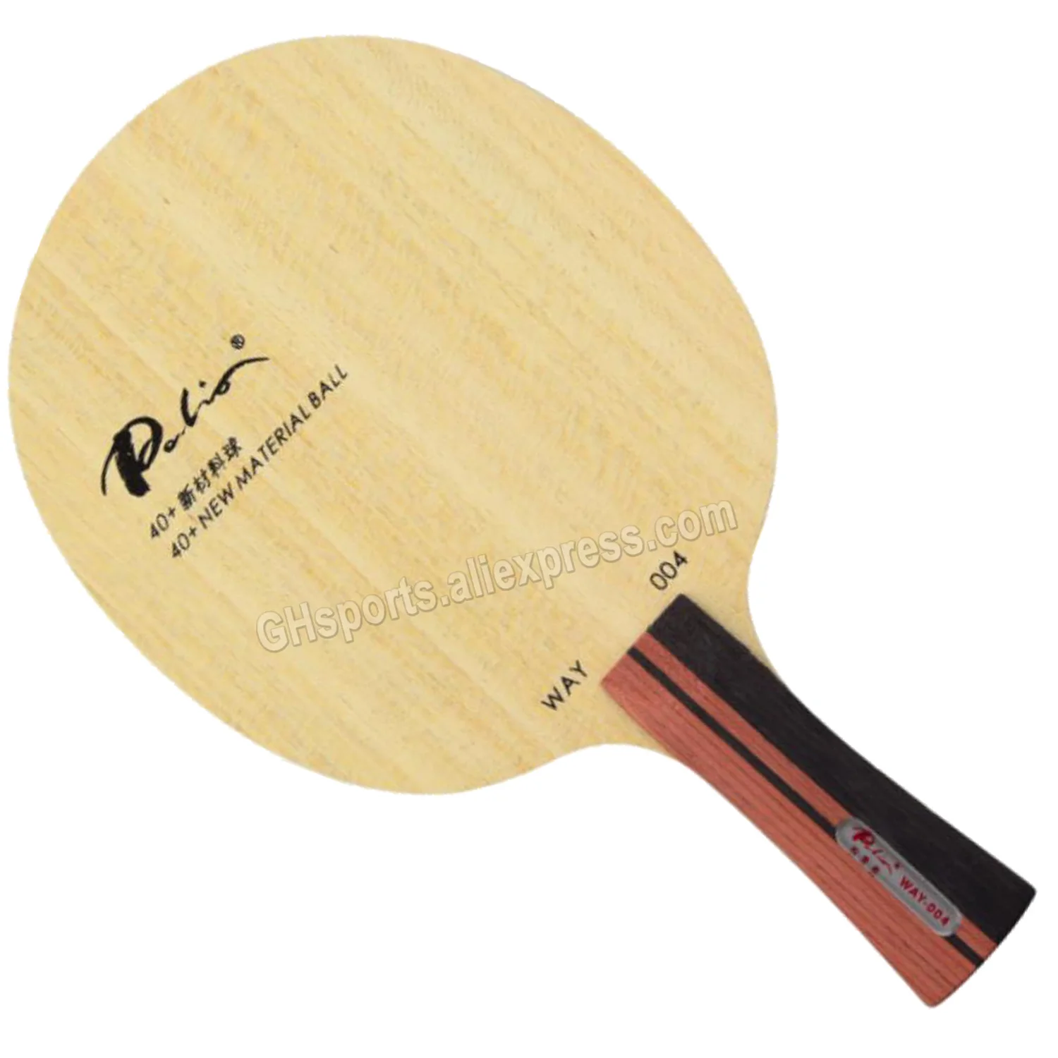 Palio official way004 way 004 table tennis blade pure wood for 40+ new material table tennis racket sports racquet sports