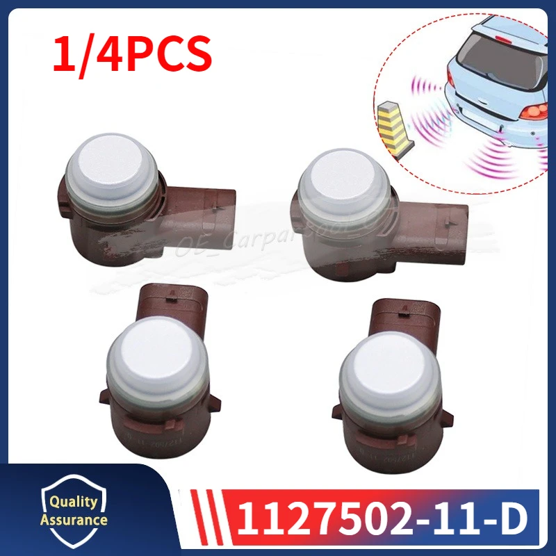 1/4PCS PDC Sensor 1127502-11-D For Tesla Model 3 X S Backup Assist Radar Parking Sensors 112750211D