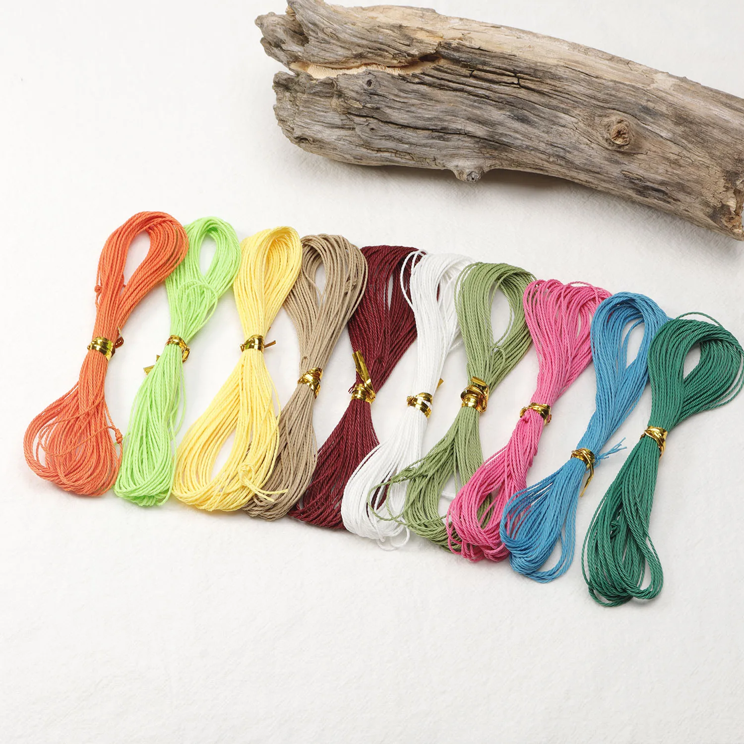 10m/Roll Colorful Wax Thread Cotton Cord Waxed Thread Cord String Bracelet Fashion Jewelry Wholesale Rope For Jewelry Making