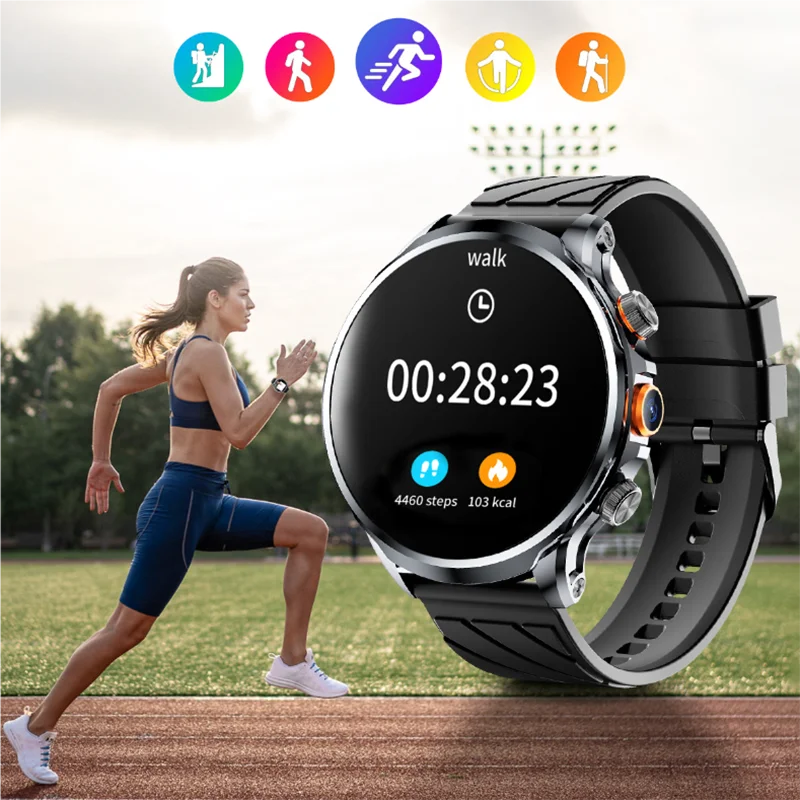 

1.85Inch Smartwatch Large Screen Telephone Wrist Watch Independent Android System Card Insertion Capability WiFi Internet Access