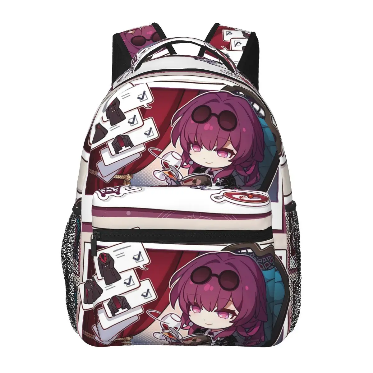 Kafka Honkai Star Rail Backpack Hot Sale Daypack Large Capacity Kids BookBag School Bag Shoulder Bags for Men Women