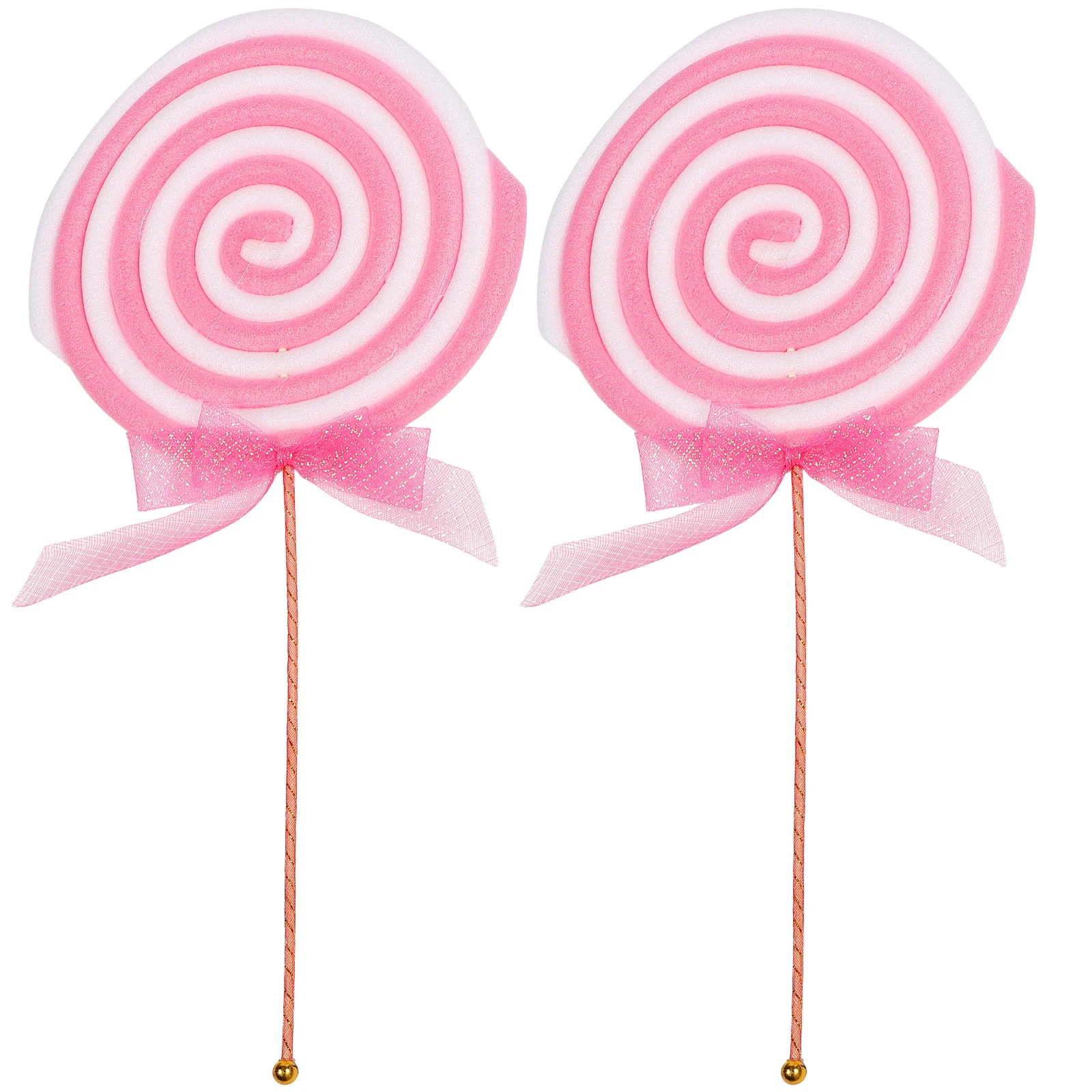 

2 Pcs Lollipop Photo Creative Model Prop Candy Booth Party Simulation Food Decorative Boy Unique Ornaments DIY Crafts