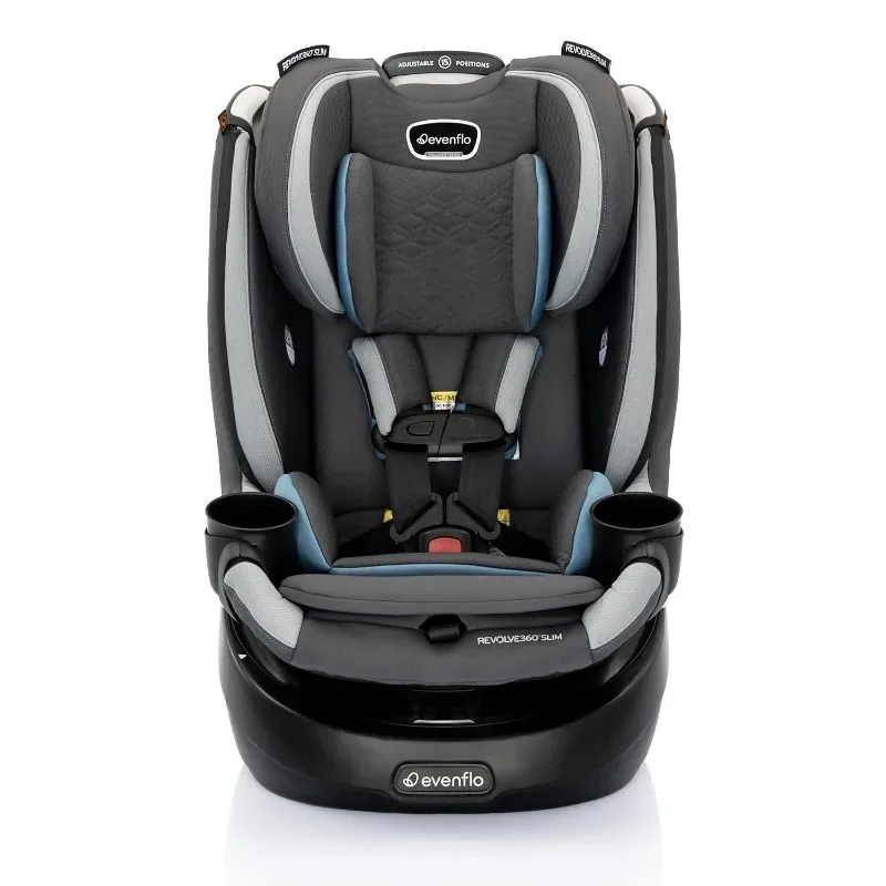 

HOME.Revolve360 Slim 2-in-1 Rotational Car Seat with Quick Clean Cover (Stow Blue)