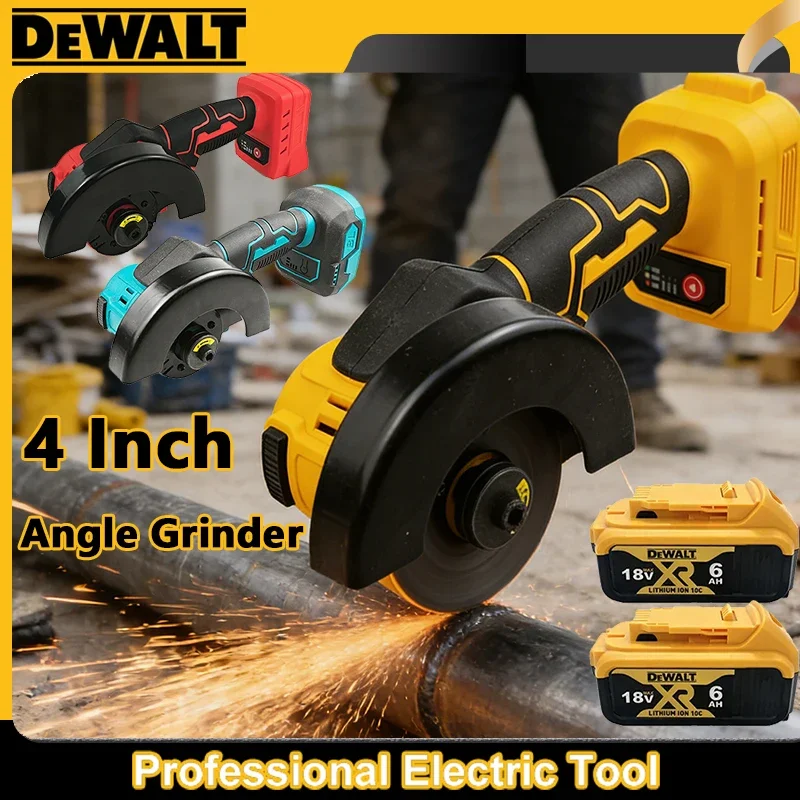 

Аккумуляторная отрезная пила DEWALT 4 дюйма, угловая шлифовальная машина, электроинструмент для аккумуляторов Makita/Milwaukee