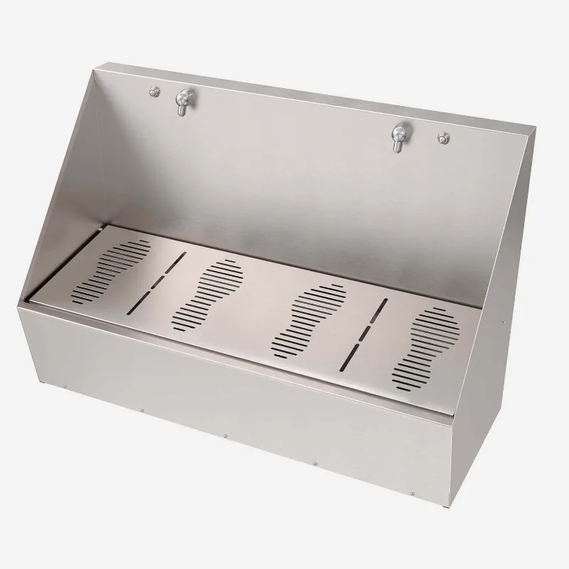 

Foot washing table stainless steel fifth degree foot washing device