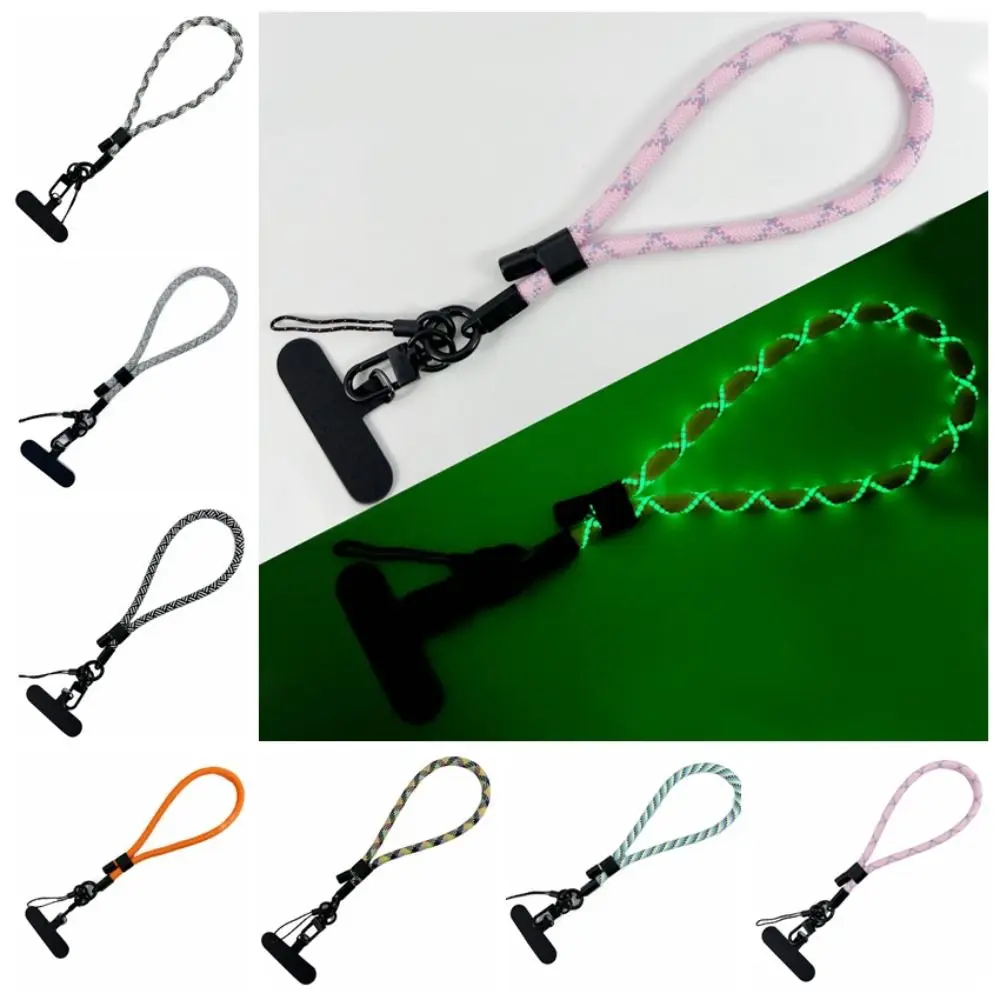 Night Glow Mobile Phone Strap Wrist Strap Nylon Phone Hanging Rope Adjustable Multifunctional Mobile Phone Chain Boy Gift