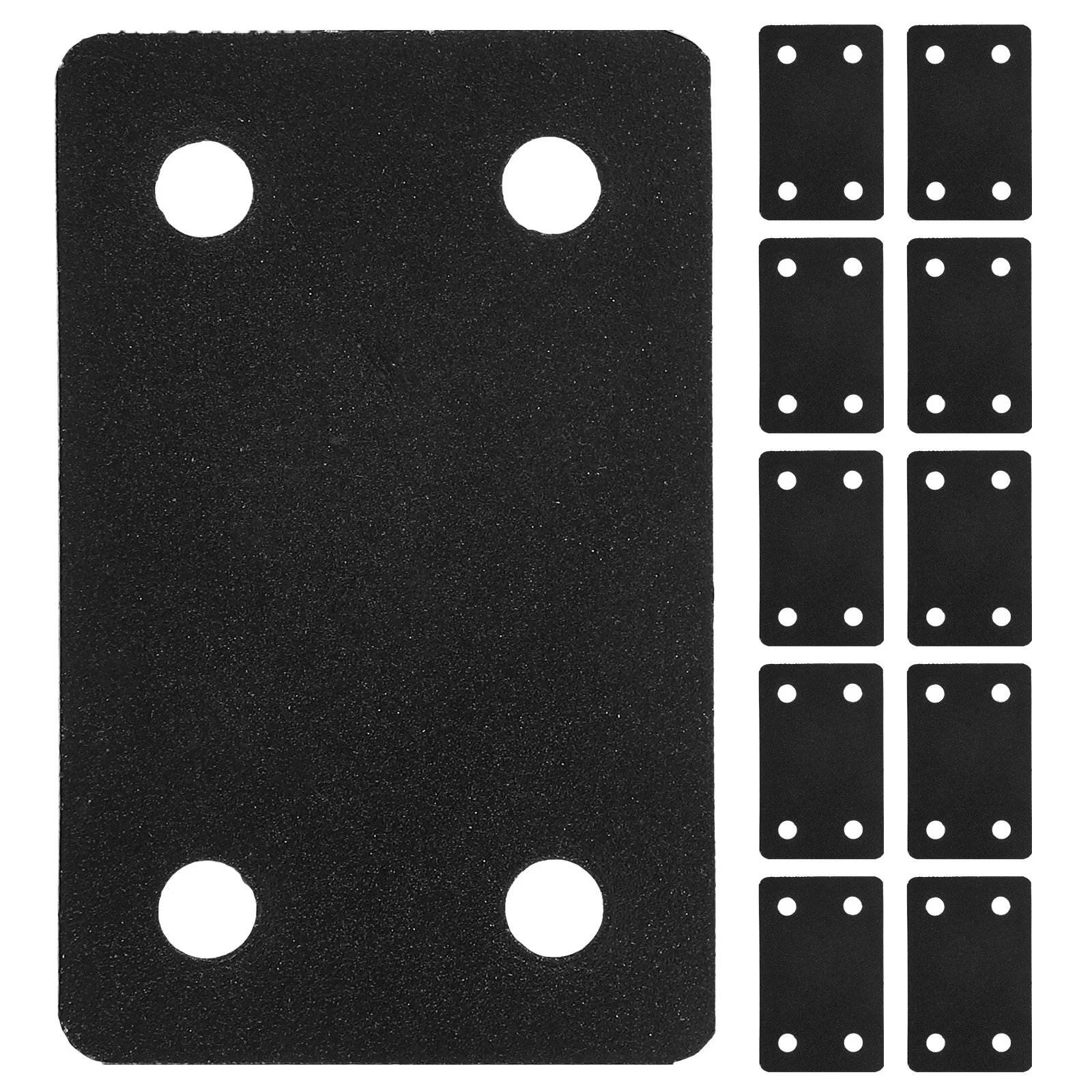 

10Pcs Stainless Steel Straight Plates Furniture Mending Plates Flat Metal Brackets Repair Fixing for Wood Furniture