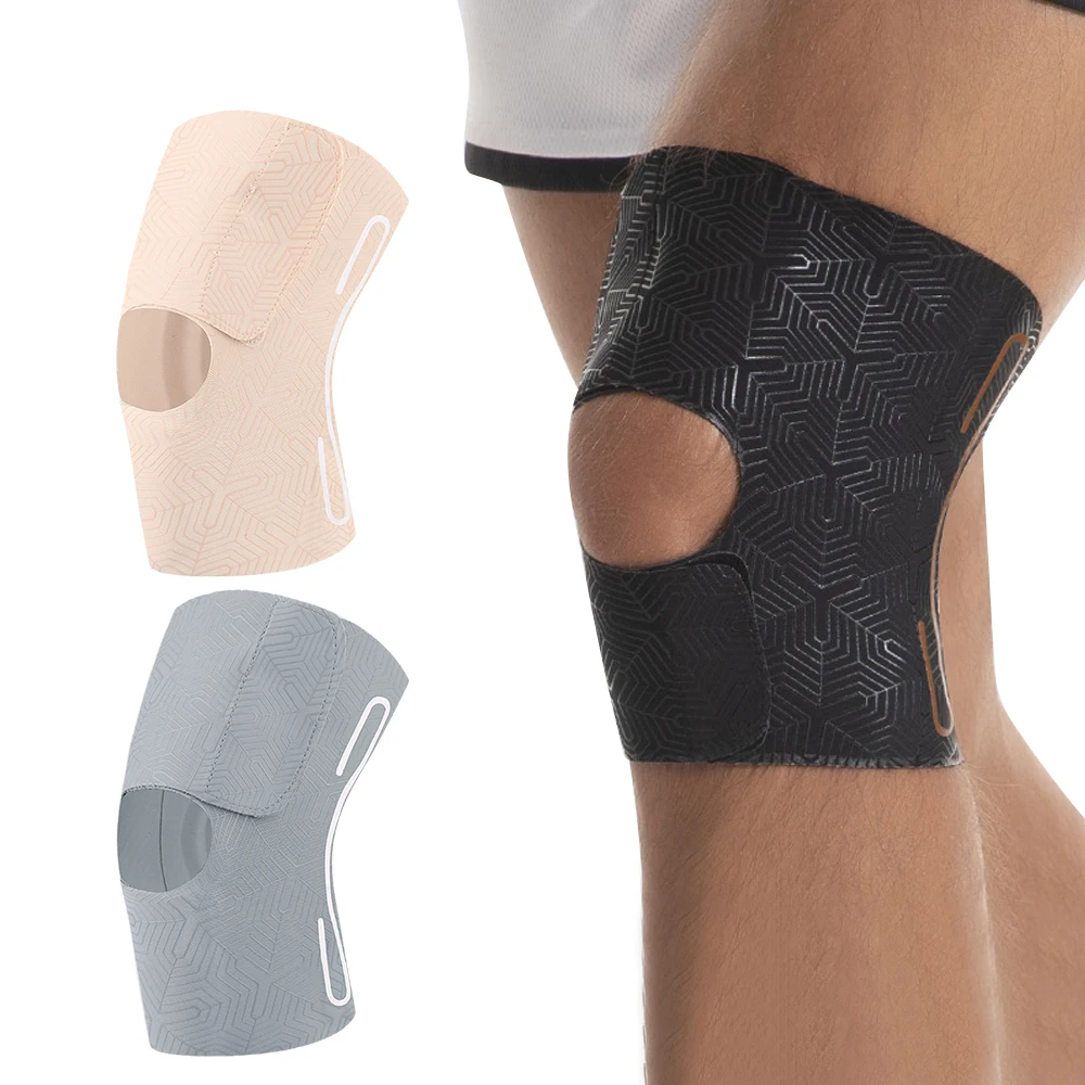 1 pièce Attelle de genou ultra-fine pour hommes et femmes, pour douleurs au genou, sangle de soutien du tendon rotulien, attelle de genou pour déchirure du ménisque