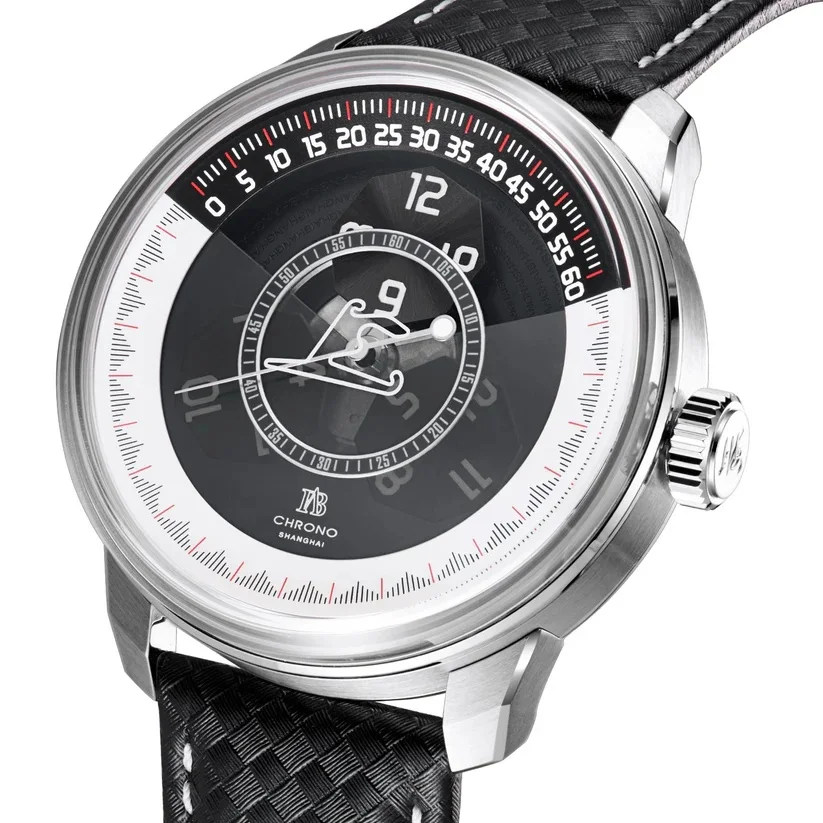 Shanghai Watch Circuit Series Men Watch 44mm Automatic Mechanical Watch Stainless Steel Sapphire 100m Waterproof Luminous Watch