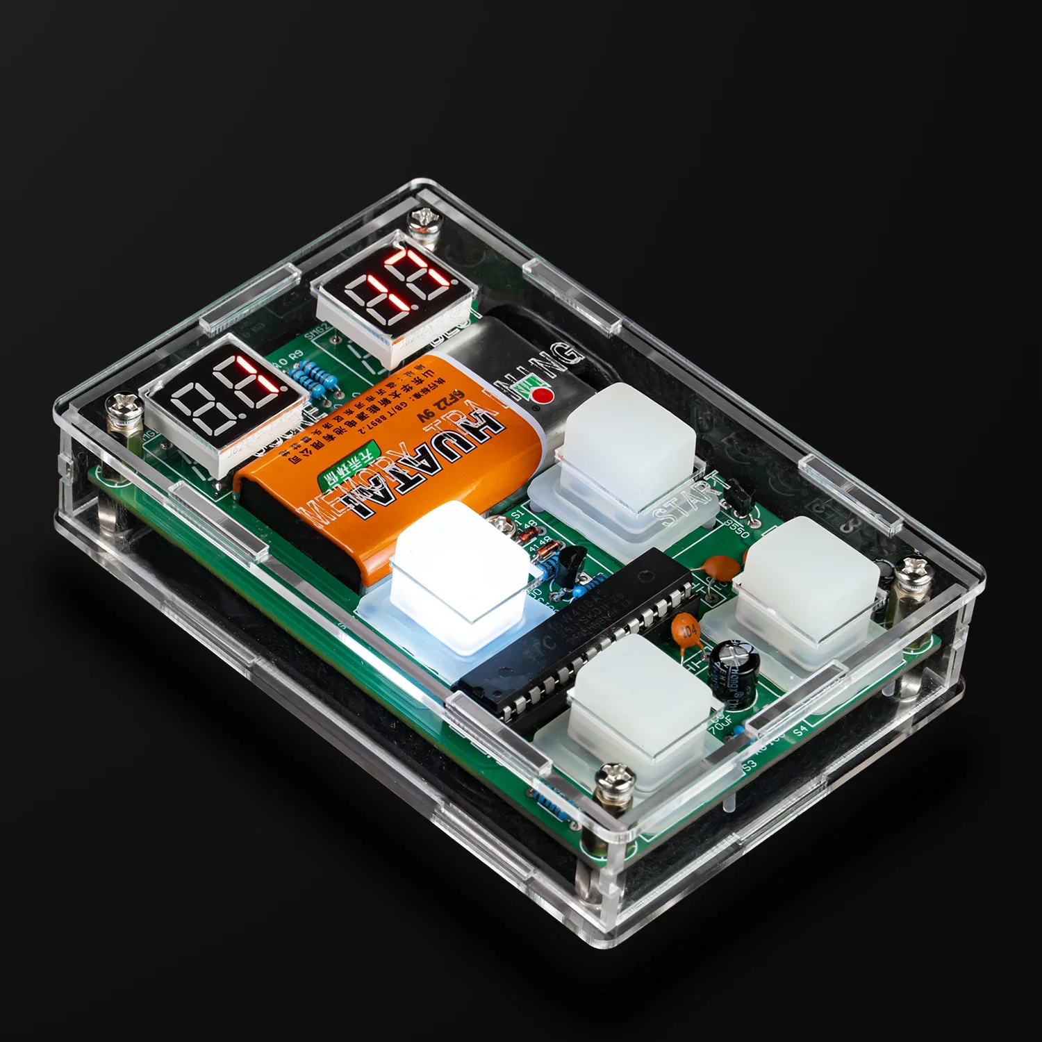 Memory Training DIY Kit - Fun Educational Soldering Practice Game Console with Circuit Board for STEM Learning