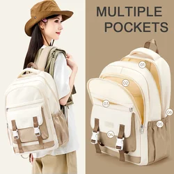 Backpacks for Students High Capacity College Women Backpack Trendy Laptop School Bag Girl BookBag Travel Backpack Aesthetic Bags