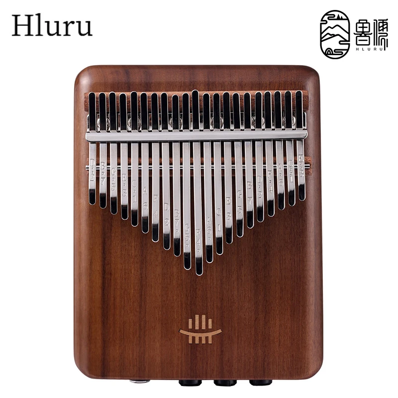 HLURU Electric Kalimba 17/21 Key Thumb Piano Built-In EQ Pickup Effects Kalimba Children Birthday Keyboard Music Instrument Gift