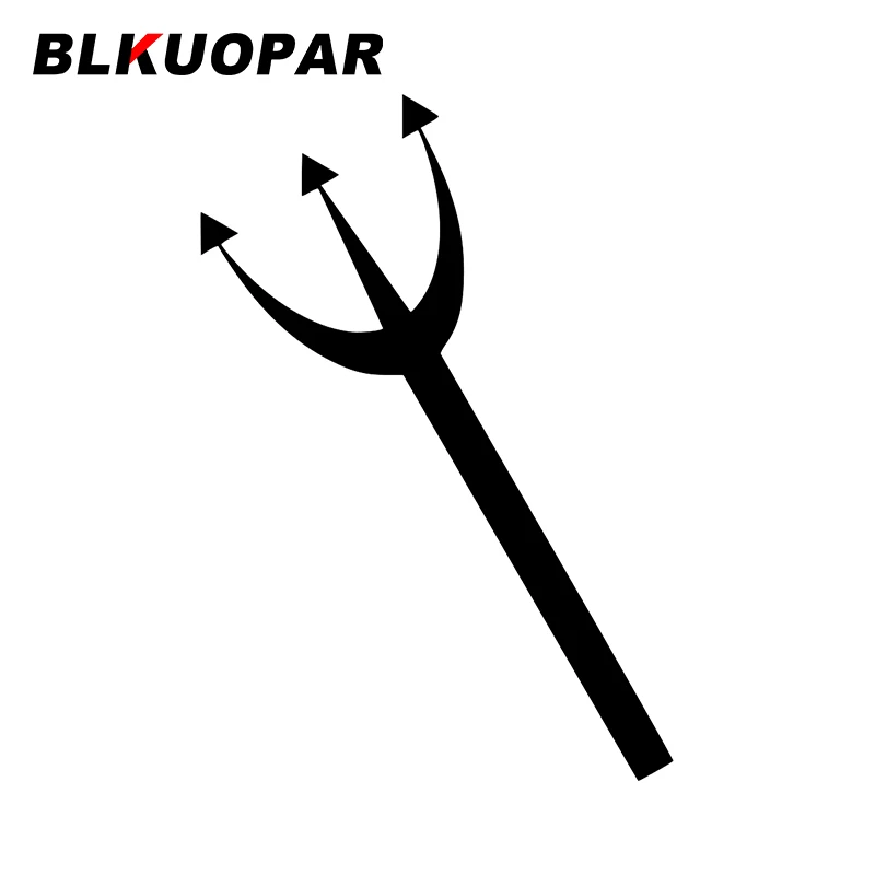 BLKUOPAR For Trident Graffiti Car Stickers Simple Scratch-Proof Decals Sunscreen Cute Graffiti Windshield Motorcycle Decor