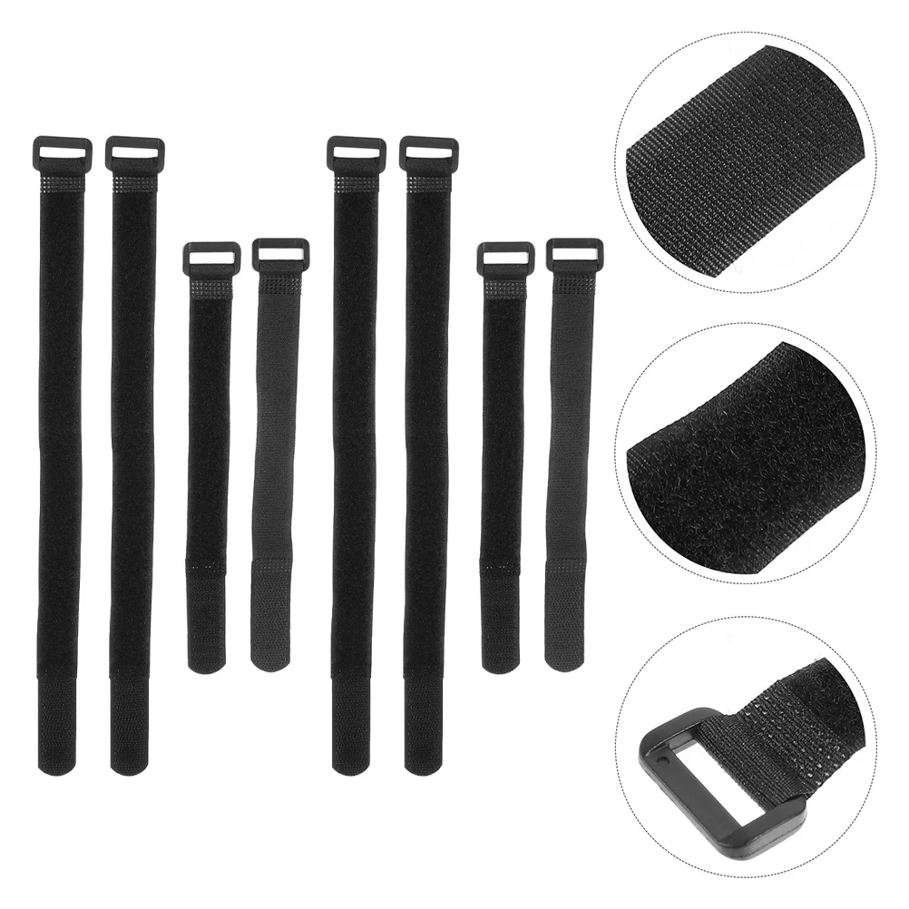 

8 Pcs Strap Motorcycle Tie Downs Bike Bicycles Wheel Stabilizer Mountain Full Nylon for Rack Fixing