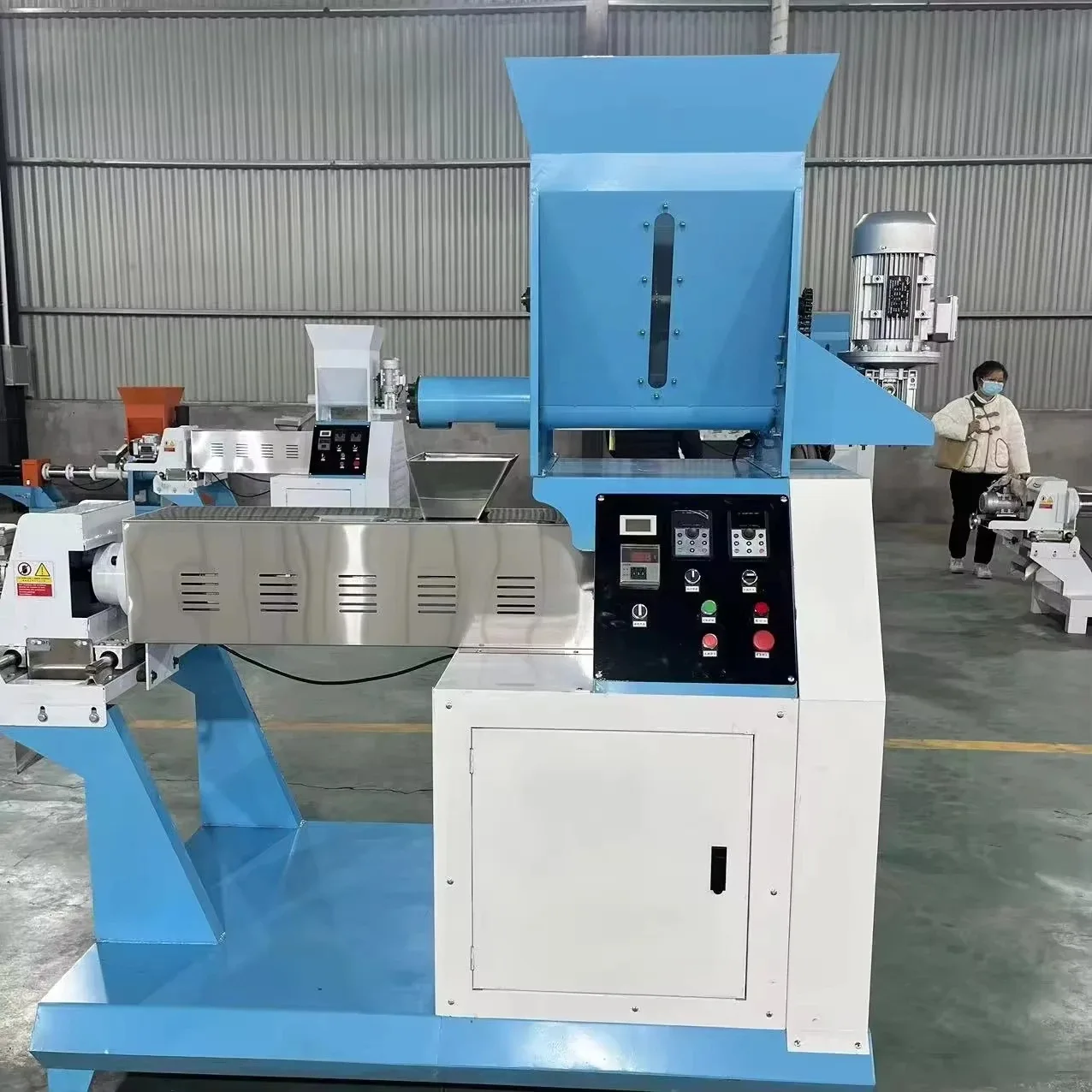 Farm Pet Food Processor - Dry Dog Food Maker, Electric Extruder, Commercial Animal Feed Machine for Pet Treats